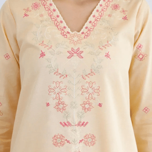 Saya 2 pc unstitched embroided premium khaddar collection