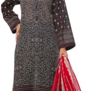 Gul Ahmed 3pc Digital Printed Khaddar