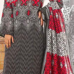 Gul Ahmed 3pc Digital Printed Khaddar