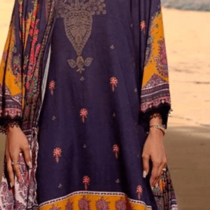 Gul Ahmad 3 piece unstitched printed cotail linen collection