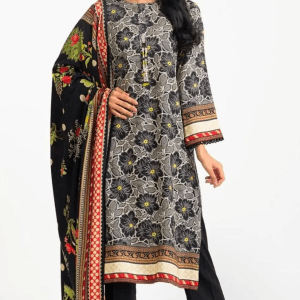 Gul Ahmad 3 piece unstitched printed Linen collection