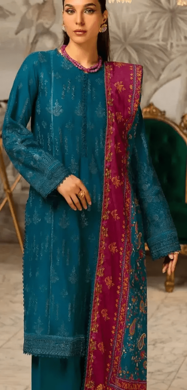 Motifz shiffli embroided khaddar - Image 5