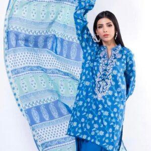 3 pc lawn suit brand Khaadi