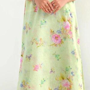 2 pc unstitched printed malmal suit