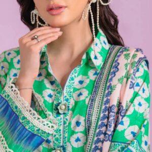 3pc digital printed lawn brand bonanza satrangi