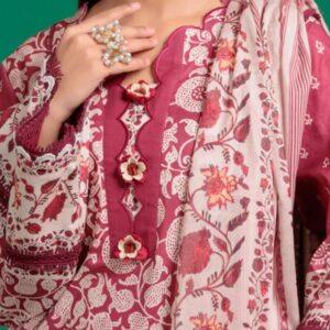 3pc digital printed lawn brand bonanza satrangi