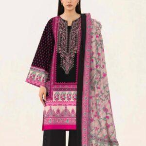 3 Pcs sapphire digital printed lawn suit