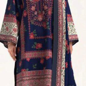 3 Pcs sapphire digital printed lawn suit