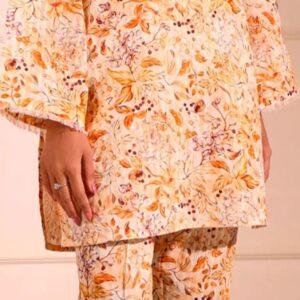 2 Pc premium printed lawn brand Saya