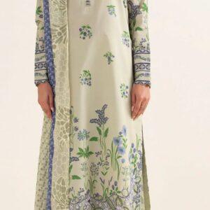 3 pcs summer collection Embroidered sapphire lawn suit