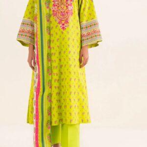 3 pc summer collection Sapphire Embroidered Lawn suit
