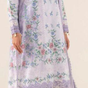 3 Pc summer collection embroidered Pima Luxuary Lawn Suit