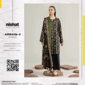 3 pc unstitched nishat summer collection
