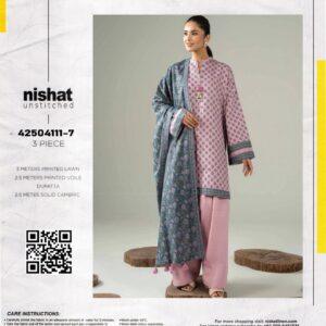 3 pc unstitched nishat summer collection