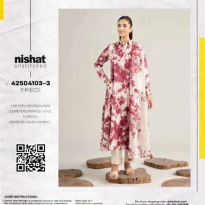3 pc unstitched nishat summer collection
